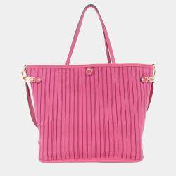 Pre Owned Louis Vuitton Monogram Neverfull Inside-Out Canvas Tote Bag