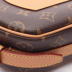 Pre Owned Louis Vuitton Boite Chapeau Souple MM Monogram Brown Coated Canvas Shoulder Bag