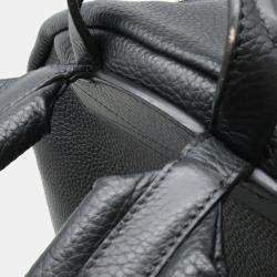 Pre Owned Louis Vuitton Armand Black Taurillon Leather Backpack