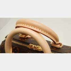 Pre Owned Louis Vuitton Speedy Bandouliere 20 Monogram Coated Canvas Boston Bag