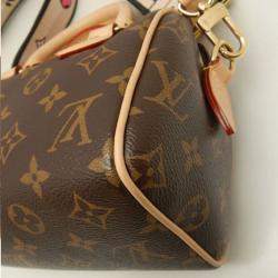 Pre Owned Louis Vuitton Speedy Bandouliere 20 Monogram Coated Canvas Boston Bag