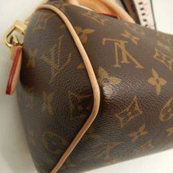 Pre Owned Louis Vuitton Speedy Bandouliere 20 Monogram Coated Canvas Boston Bag