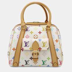 Pre Owned Louis Vuitton Priscilla Monogram Multicolor Coated Canvas Shoulder Bag