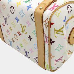 Pre Owned Louis Vuitton Priscilla Monogram Multicolor Coated Canvas Shoulder Bag