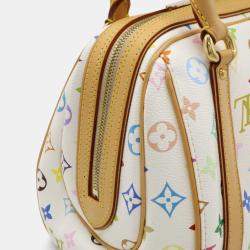Pre Owned Louis Vuitton Priscilla Monogram Multicolor Coated Canvas Shoulder Bag
