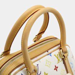 Pre Owned Louis Vuitton Priscilla Monogram Multicolor Coated Canvas Shoulder Bag