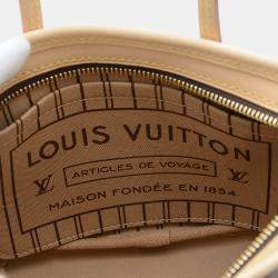 Pre Owned Louis Vuitton Neverfull BB Brown Monogram Coated Canvas Tote Bag