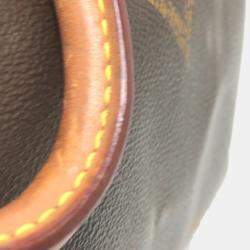 Pre Owned Louis Vuitton Speedy Bandouliere 30 Brown Monogram Giant Coated Canvas Boston Bag