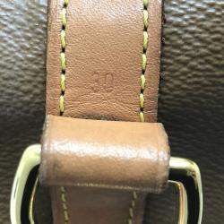 Pre Owned Louis Vuitton Speedy Bandouliere 30 Brown Monogram Giant Coated Canvas Boston Bag