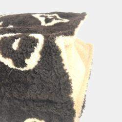 Pre Owned Louis Vuitton OnTheGo GM Brown Monogram Teddy Fur Tote Bag