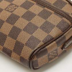 Pre Owned Louis Vuitton Damier Ebene Canvas Ipanema Pochette Bag