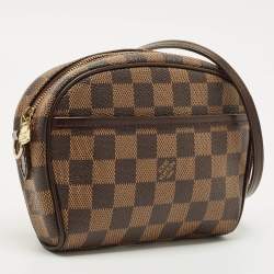 Pre Owned Louis Vuitton Damier Ebene Canvas Ipanema Pochette Bag
