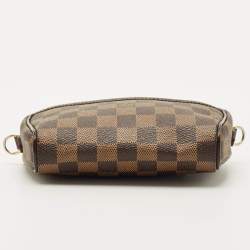 Pre Owned Louis Vuitton Damier Ebene Canvas Ipanema Pochette Bag