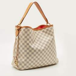 Pre Owned Louis Vuitton Damier Azur Canvas Delightful MM Bag