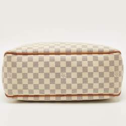 Pre Owned Louis Vuitton Damier Azur Canvas Delightful MM Bag