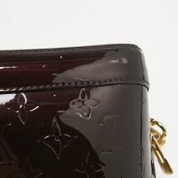 Pre Owned Louis Vuitton Amarante Monogram Vernis Alma BB Bag