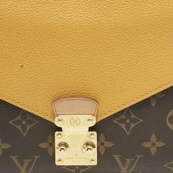 Pre Owned Louis Vuitton Safran Monogram Canvas Pallas Chain Bag