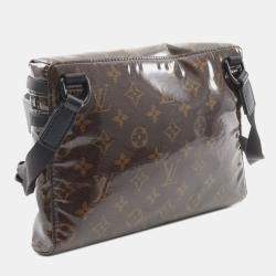 Pre Owned Louis Vuitton Brown Monogram Glaze Messenger PM