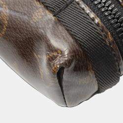 Pre Owned Louis Vuitton Brown Monogram Glaze Messenger PM