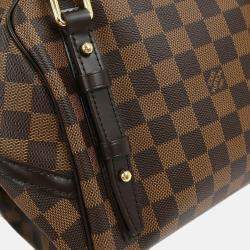 Pre Owned Louis Vuitton Rivington PM Damier Ebene Coated Canvas Shoulder Bag
