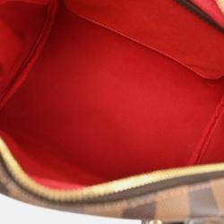 Pre Owned Louis Vuitton Rivington PM Damier Ebene Coated Canvas Shoulder Bag