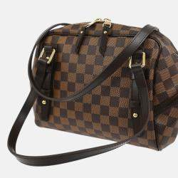 Pre Owned Louis Vuitton Rivington PM Damier Ebene Coated Canvas Shoulder Bag