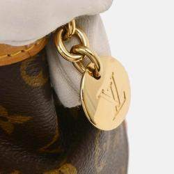 Pre Owned Louis Vuitton Monogram Tivoli PM Brown Coated Canvas Shoulder Bag