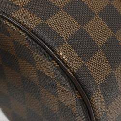Pre Owned Louis Vuitton Papillon 30 Damier Ebene Coated Canvas Boston Bag