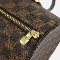 Pre Owned Louis Vuitton Papillon 30 Damier Ebene Coated Canvas Boston Bag