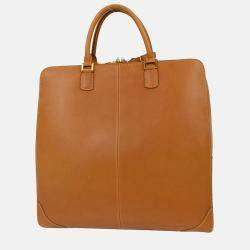 Pre Owned Louis Vuitton Brown Nomad Negev GM Handbag