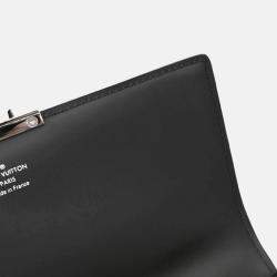 Pre Owned Louis Vuitton Thames Epi Pochette Black Leather Clutch Bag