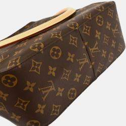 Pre Owned Louis Vuitton Monogram Looping GM Brown Coated Canvas Shoulder Bag