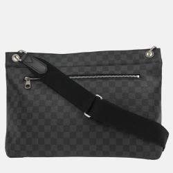 Pre Owned Louis Vuitton Hunter Damier Graphite Canvas Shoulder Bag