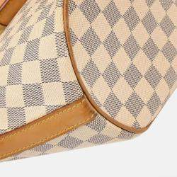 Pre Owned Louis Vuitton Damier Azur Pampelonne GM Tote Handbag