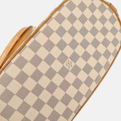 Pre Owned Louis Vuitton Damier Azur Pampelonne GM Tote Handbag