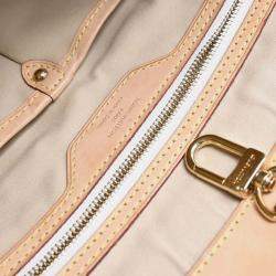 Pre Owned Louis Vuitton Damier Azur Pampelonne GM Tote Handbag