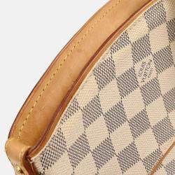 Pre Owned Louis Vuitton Damier Azur Pampelonne GM Tote Handbag