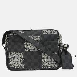 Pre Owned Louis Vuitton Nile PM Damier Graphite Shoulder Bag