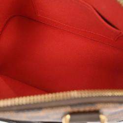 Pre Owned Louis Vuitton Alma BB Brown Damier Canvas Handbag