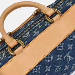 Pre Owned Louis Vuitton Neo Speedy Blue Monogram Denim Handbag