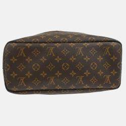 Pre Owned Louis Vuitton Rei Kawakubo Comme des Garcons Brown Monogram Canvas Tote Bag