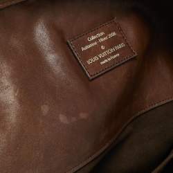 Pre Owned Louis Vuitton Brown Leather Paris Souple Whisper PM Bag