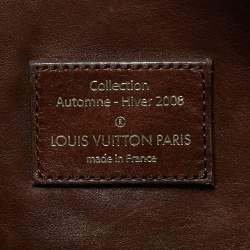 Pre Owned Louis Vuitton Brown Leather Paris Souple Whisper PM Bag