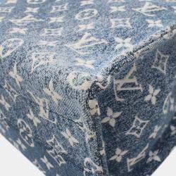 Pre Owned Louis Vuitton Blue Monogram Denim Onthego MM