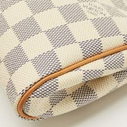 Pre Owned Louis Vuitton Damier Azur Canvas Eva Pochette