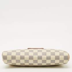 Pre Owned Louis Vuitton Damier Azur Canvas Eva Pochette