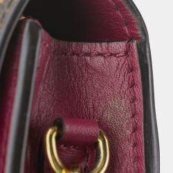 Pre Owned Louis Vuitton Brown Monogram Flore Wallet On Chain