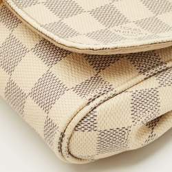 Pre Owned Louis Vuitton Damier Azur Canvas Favorite PM Bag