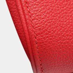 Pre Owned Louis Vuitton Red Monogram Empreinte Saint Germain BB
