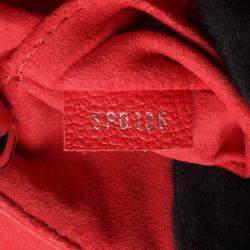 Pre Owned Louis Vuitton Red Monogram Empreinte Saint Germain BB